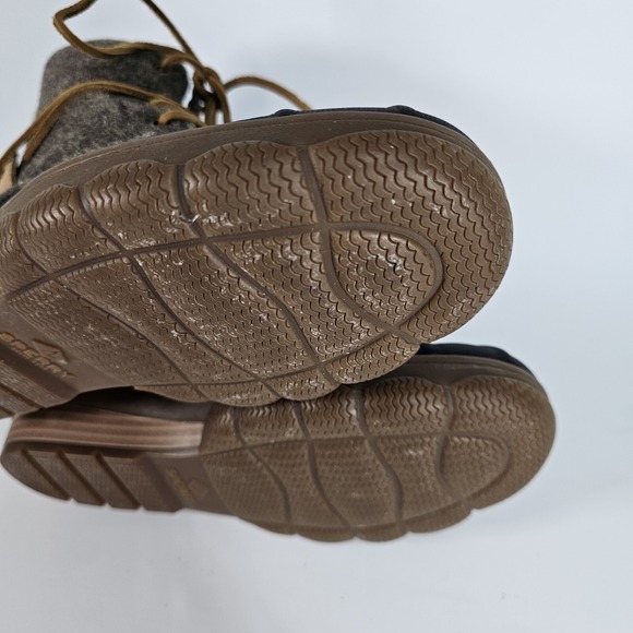 Sperry Duck Boots Womens 6 Saltwater Wedge Wool Rubber Toe Snow Water Leather - Picture 12 of 13
